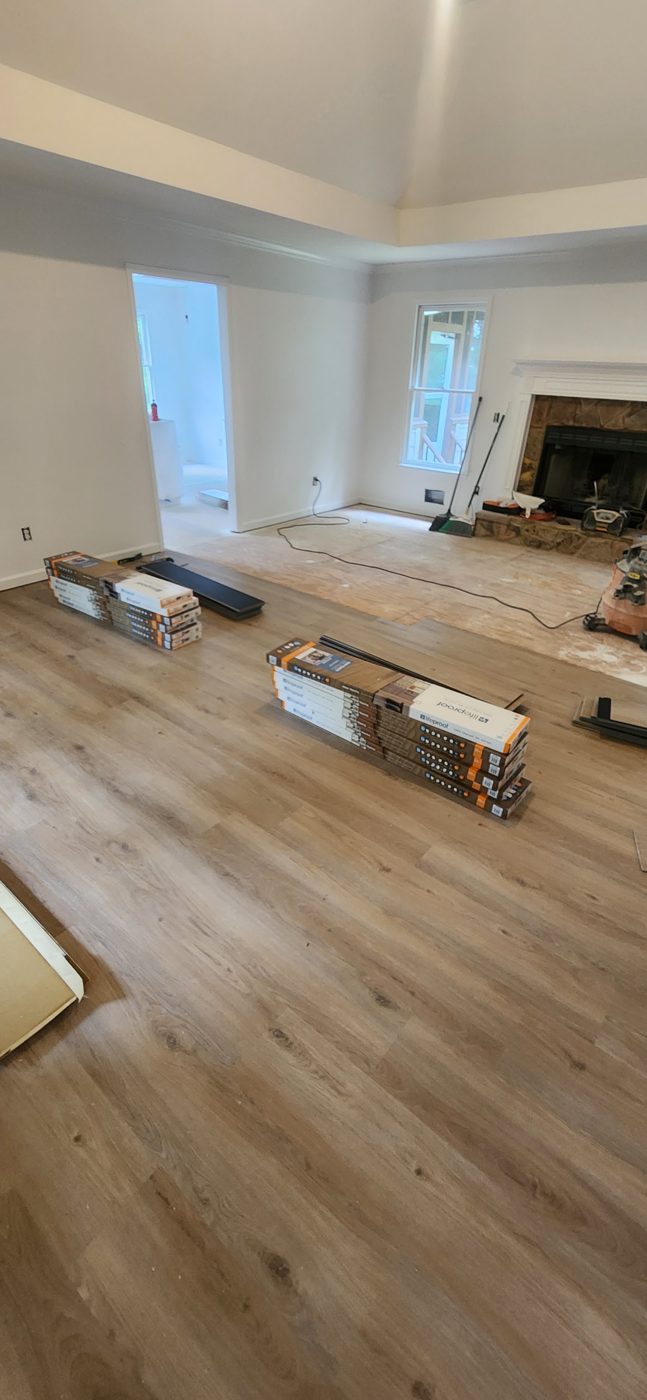 Interior paint and flooring